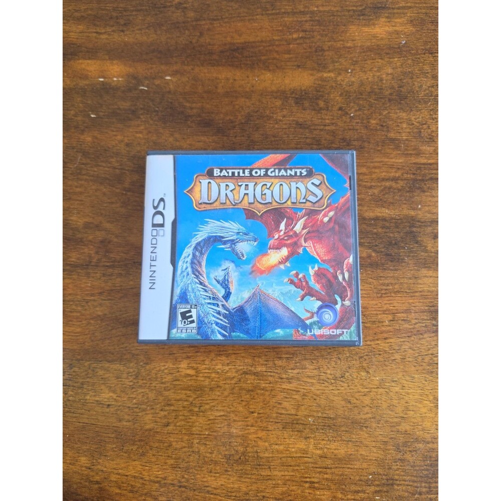 Battle of Giants Dragons Nintendo DS CASE & MANUAL ONLY No Game Ubisoft 2009